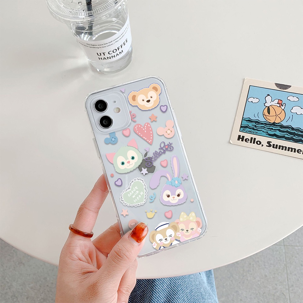 Ốp Điện Thoại Hình Thỏ StellaLou Linaell Dễ Thương Cho Iphone 11 Pro Max 12 Pro Max 13 Pro Max Mini 6 7 8 6 7plus Se 2020 X Xs Xr 5 4