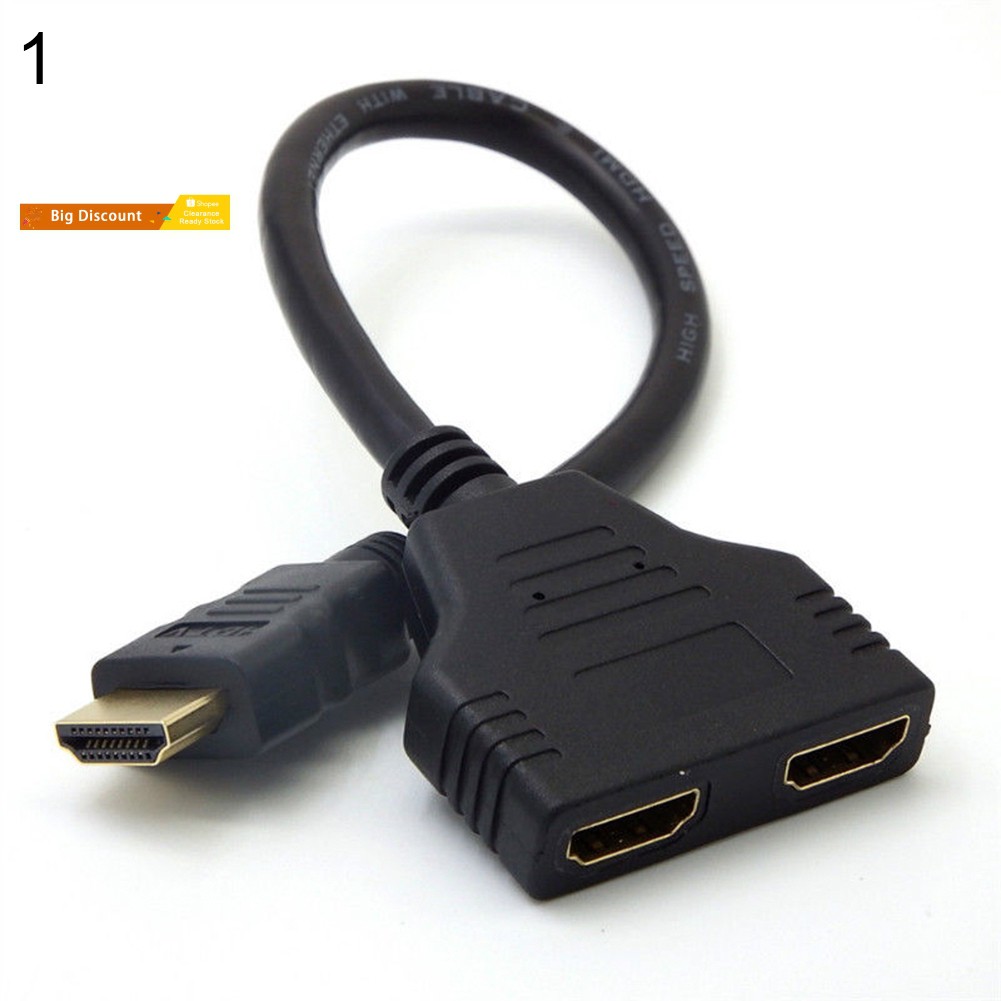 Dây chuyển đổi chia 1 ra 2 cổng HDMI 1080P