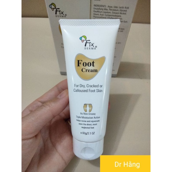 [CHÍNH HÃNG] Kem Dưỡng Làm Mềm Nứt Nẻ Gót Chân Fixderma Foot Cream