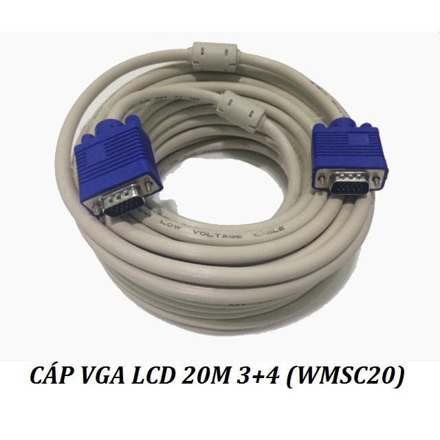 CÁP VGA LCD MÀN HÌNH MÁY TÍNH 3+5 25M VMSC25 , 30M VMSC30 CÁP VGA