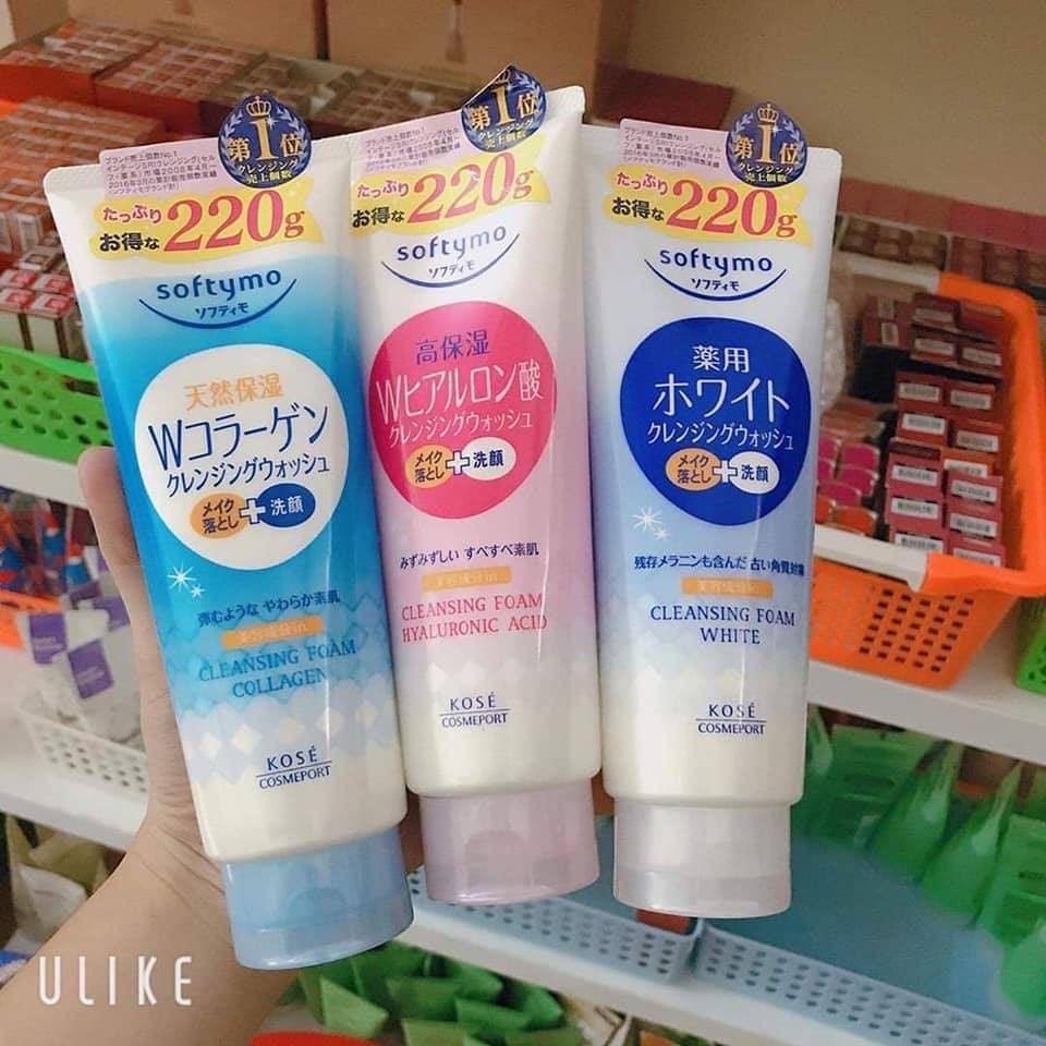 Sữa rửa mặt Kose Softymo Nhật Bản 220g
