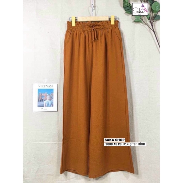 Quần suông lưng thun vải đẹp