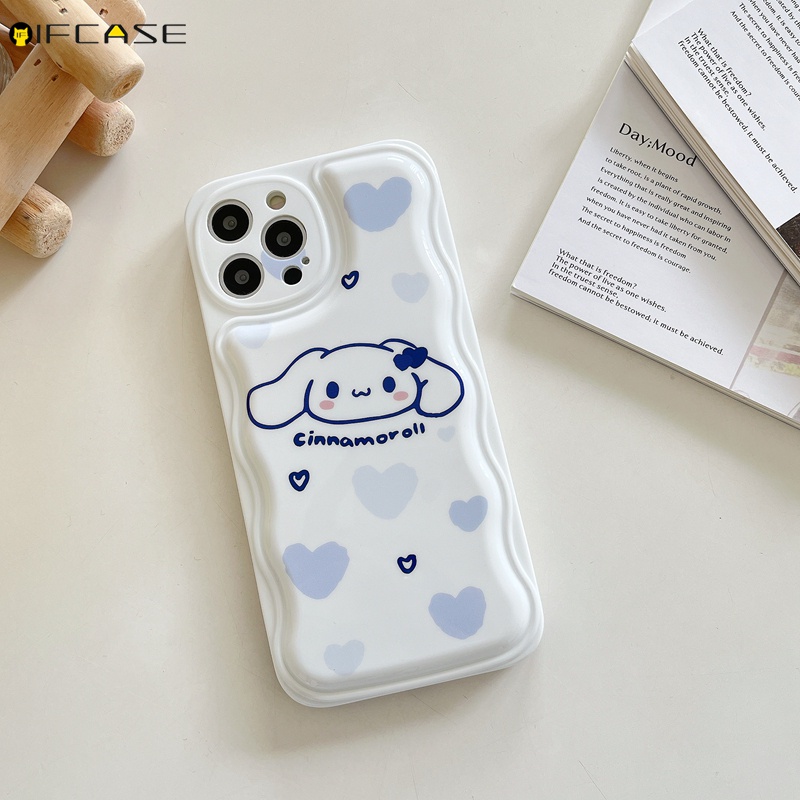 Ốp Điện Thoại Họa Tiết Chú Chó Cinnamoroll Đáng Yêu Cho iPhone 13 12 12 11 Pro Max XS Max XR X