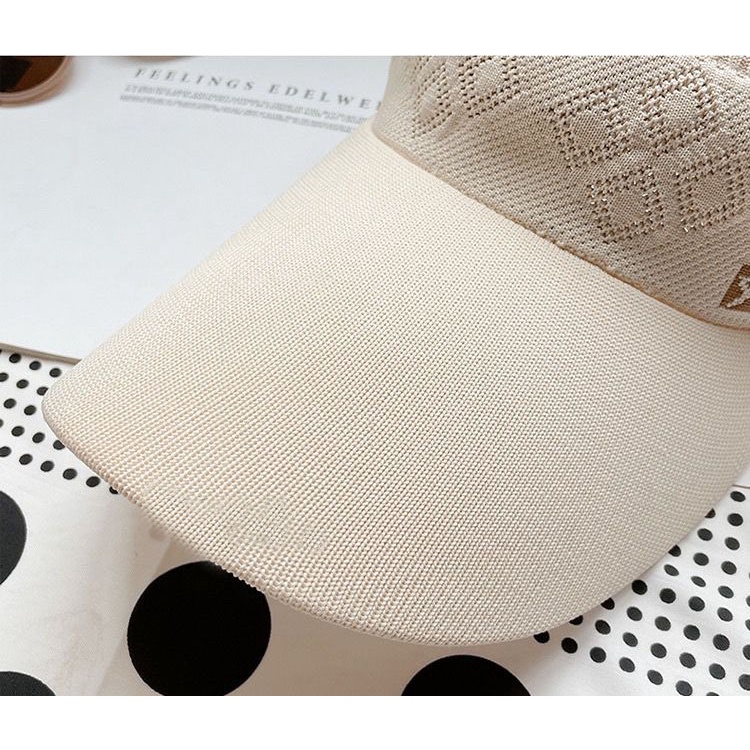 Nón Lưỡi Trai Nửa Đầu Màu Trơn Thời Trang Xuân Hè Phong Cách Hàn Quốc