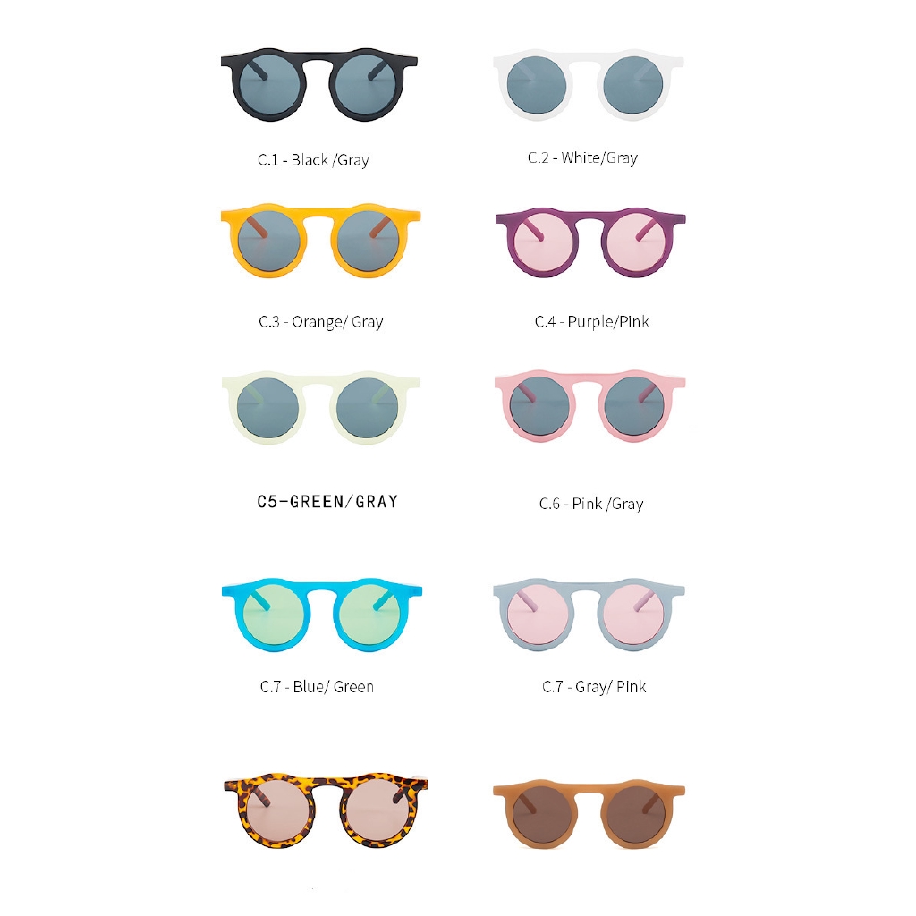 Kính Mát Gọng Tròn Phong Cách Retro