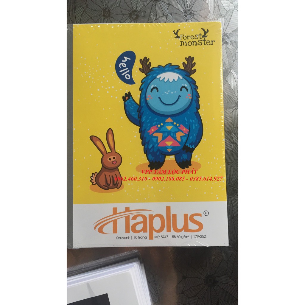 10 Vở kẻ ngang Haplus - Souvenir 80 trang 5747 Hải Tiến