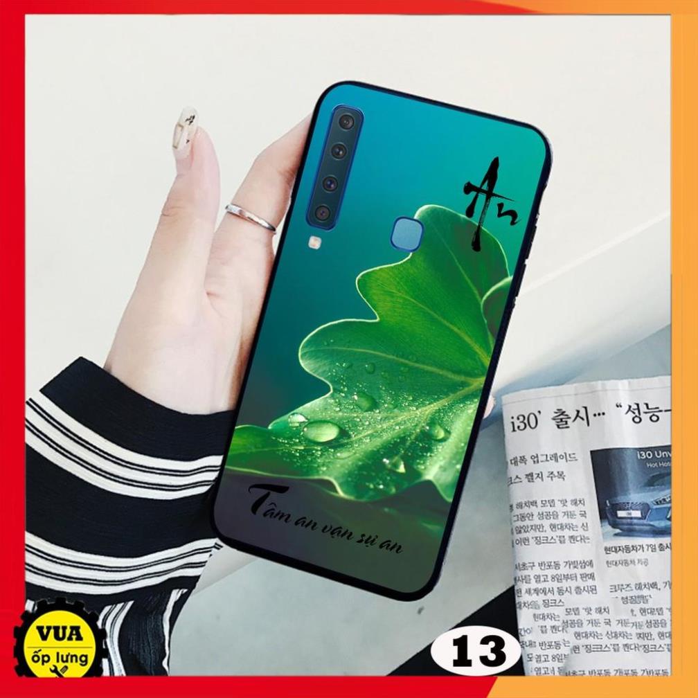 Ốp lưng kính cho Samsung A50 - A50s - A70 - A30s - A70s - A7 2018 - A9 2018 in hình hoa sen tâm an và chú tiểu