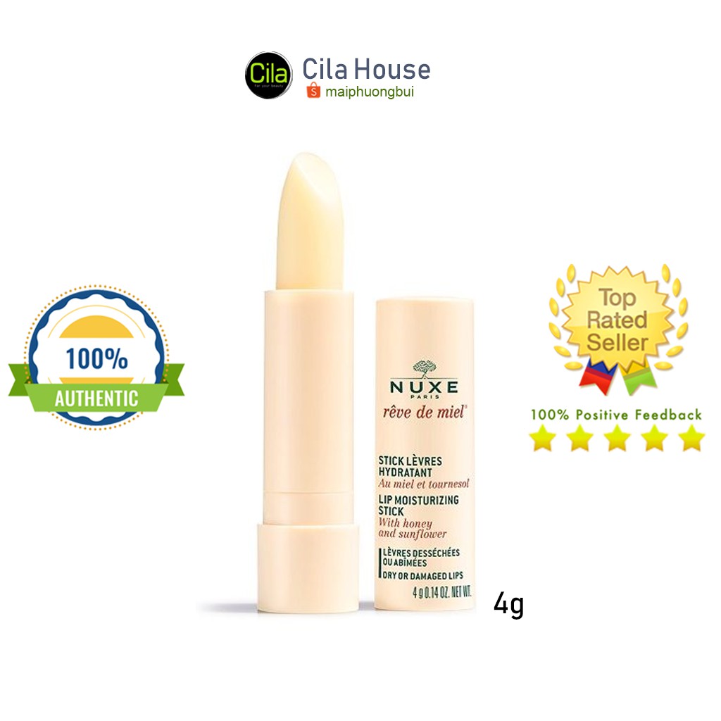 Son Dưỡng Môi Nuxe Reve de Miel Lip Moisturising Stick 4g- Cila house