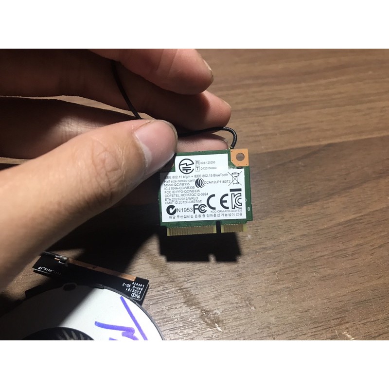 Card Wifi + Bluetooth - Qualcomm Atheros QCWB335