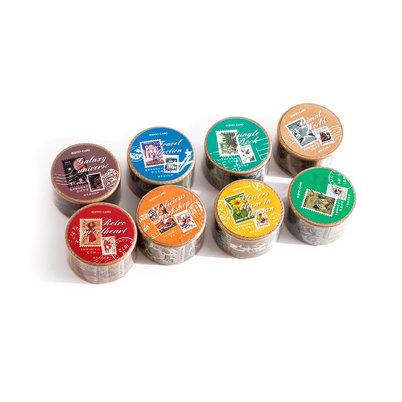 Cuộn Băng Keo Bản Rộng 25mm Dùng Trang Trí Sổ Tay Diy