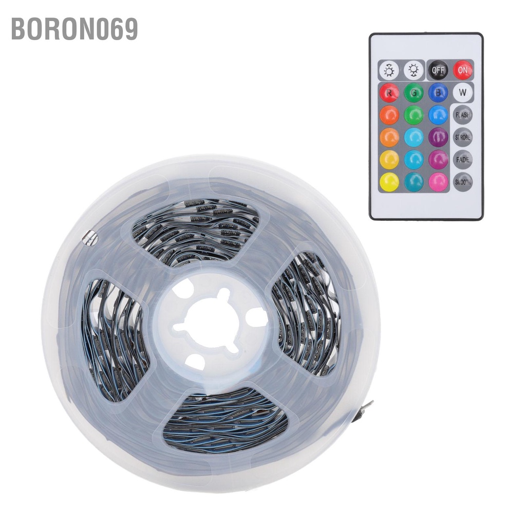Boron069 Đèn dải WiFi RGB Đa chức năng Điều khiển ứng dụng có thể điều chỉnh độ sáng 5050 Dải ánh LED thông minh cho Tiệc tại nhà KTV 16 4ft