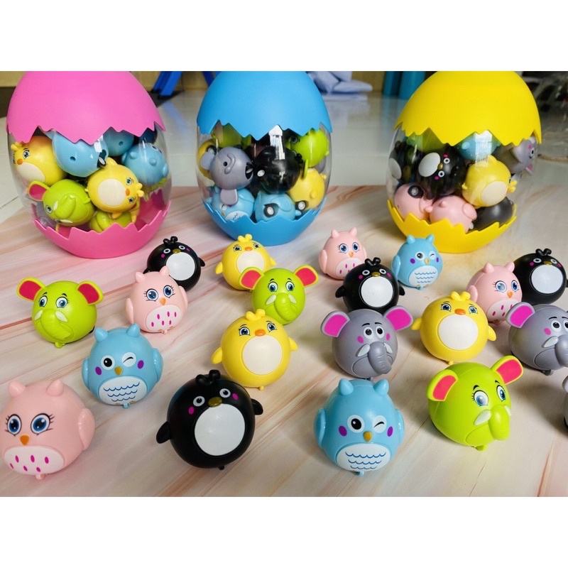 Set 20 Con Vật Chạy Đà TRỨNG THÚ CHẠY CÓT Cho Bé Thoả Sức Vui Chơi Cùng Vườn Thú Tại Nhà - THE POOH