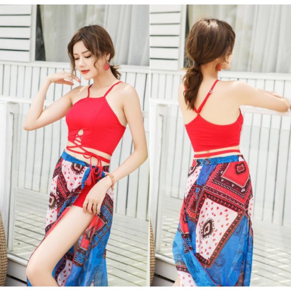 Set áo tắm đi biển nữ kèm khăn tắm siêu đẹp | BigBuy360 - bigbuy360.vn