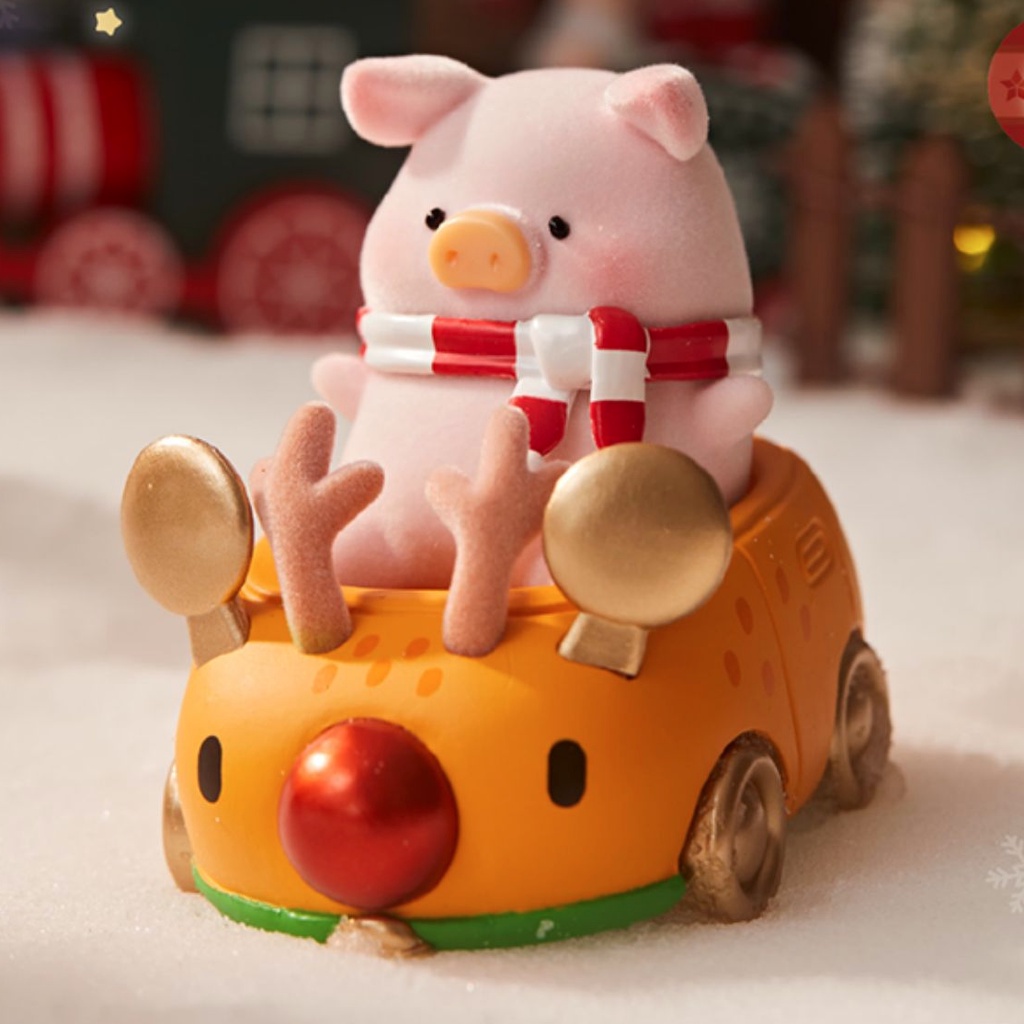 52TOYS Lulu the Piggy Christmas Land Blind Box Doll Canned Pig Figure Ornaments Gift 52 Mô Hình Chú Heo Trang Trí Giáng Sinh