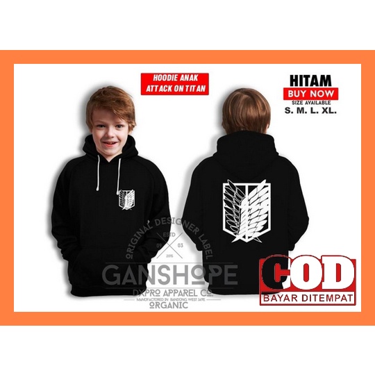 Áo Khoác Sweater Nhập Khẩu In Hình Attack On Titan Aot Shingeki No Kyojin Cho Bé Trai 1 2 3 4 5 6 Tuổi