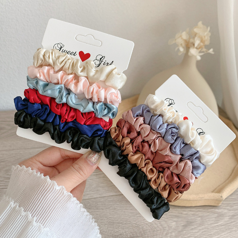 Set 5 Dây Buộc Tóc Xinh Xắn Cho Nữ