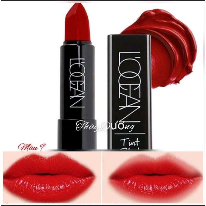 Son Locean lâu trôi, mềm môi màu Đỏ Đậm 09 Hàn Quốc