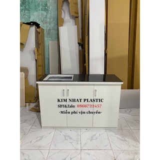 Tủ bếp mini sẵn bồn rửa mặt gạch siêu đẹp freeship tphcm