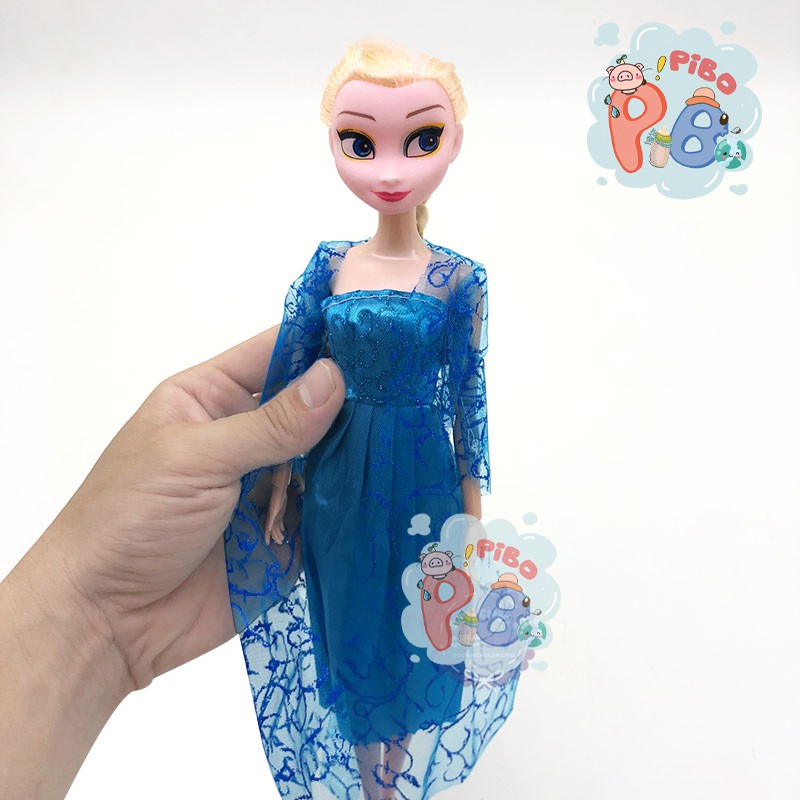 [Mã LIFE0503TOYS giảm 10% đơn 0Đ] Búp Bê Elsa &amp; Anna Nữ Hoàng Băng Giá Siêu Hot Cho Bé Yêu 30cmx20cm - Pibo