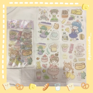 Set hình dán sticker decal 4 tấm