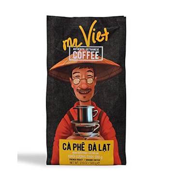 Cà phê Đà Lạt Mr Viet - Cafe rang xay 500g. Date 04/07/2022