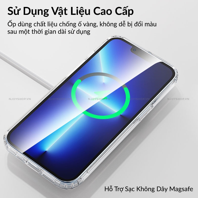 Ốp Lưng Ip Rock Pure Serie Viền Tpu Chống Sốc Lưng Trông Suốt Bảo Vệ Camera Ip 13,13 Pro ,13 Pro Max