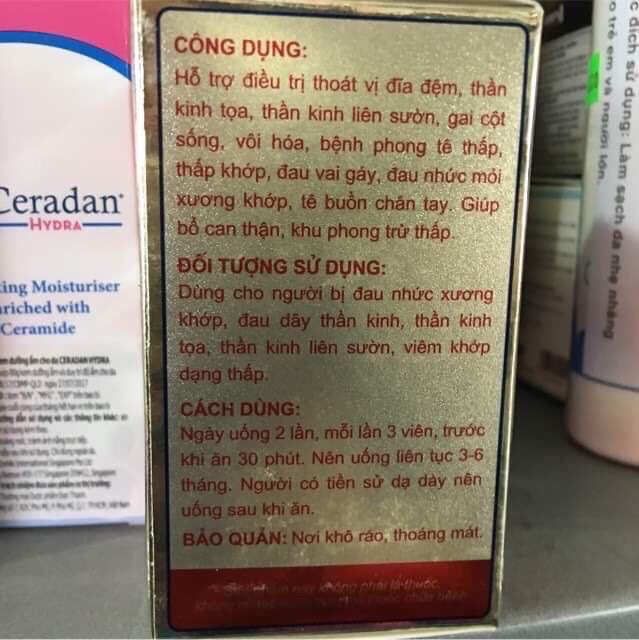 Thấp diệu nang tâm bình - hỗ trợ điều trị phong thấp