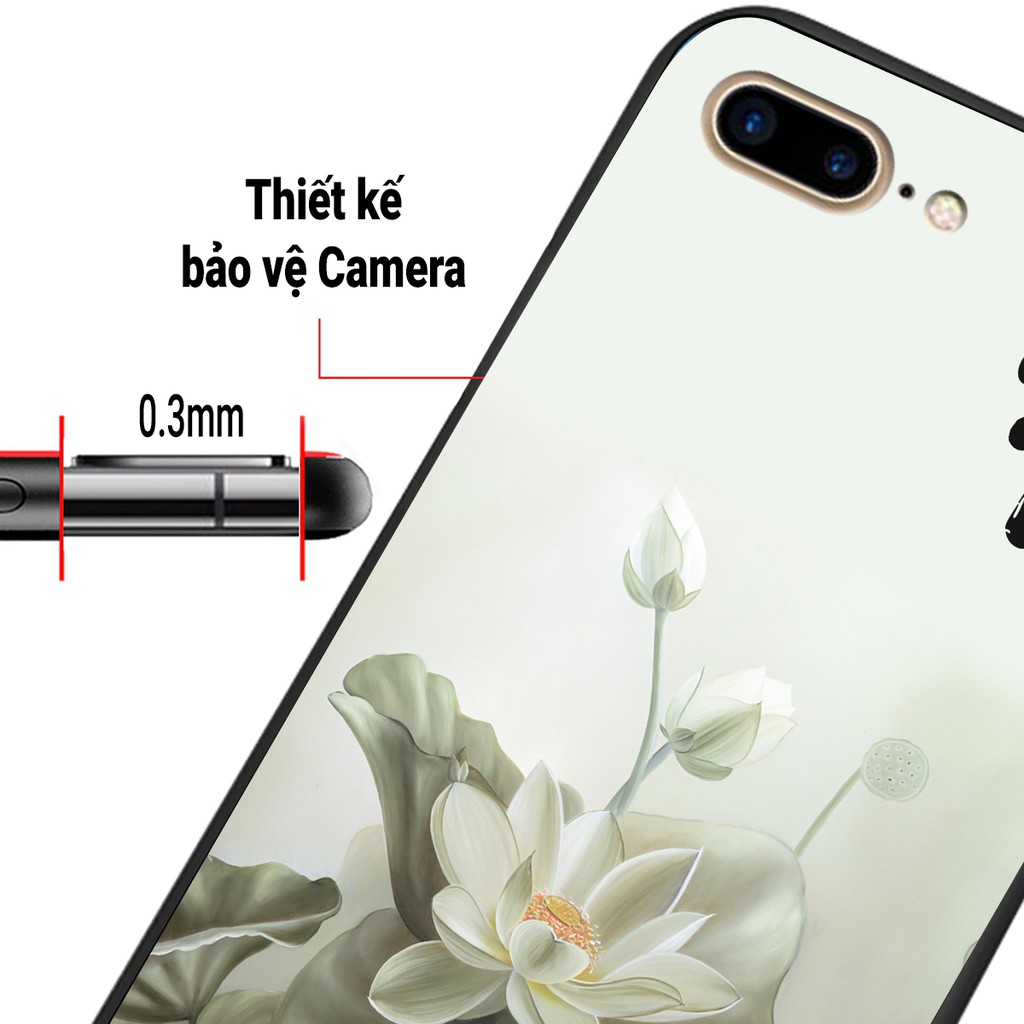 Ốp lưng Hoa Sen cho iPhone 5/5s - 6/6s - 6+/6 Plus - 7/8 - 7+/8 Plus - 11/11pro/11 Pro Max - 12 Mini/12/12 Pro Max