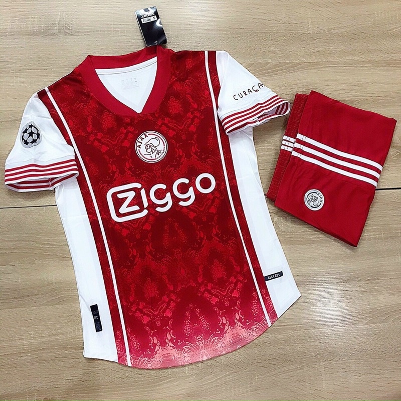 Bộ quần áo bóng đá Ajax màu đỏ 2021