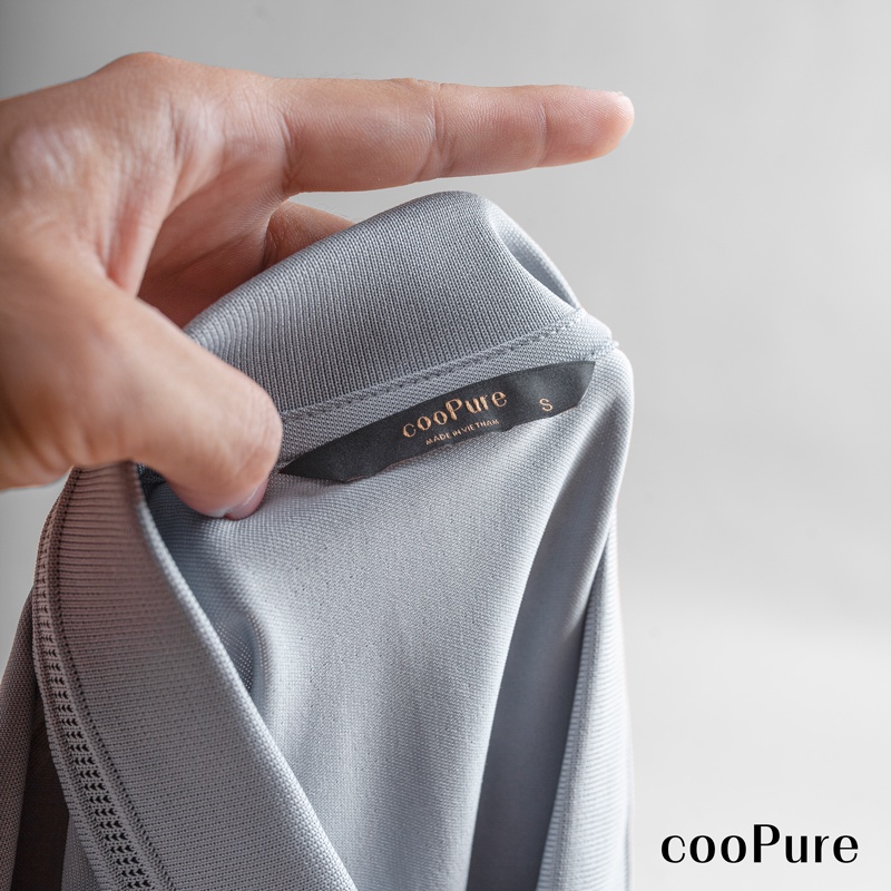 Áo thun polo nam cooPure, chất liệu coolmax mát lạnh, bo viền cách điệu NO.1905 (3 màu)