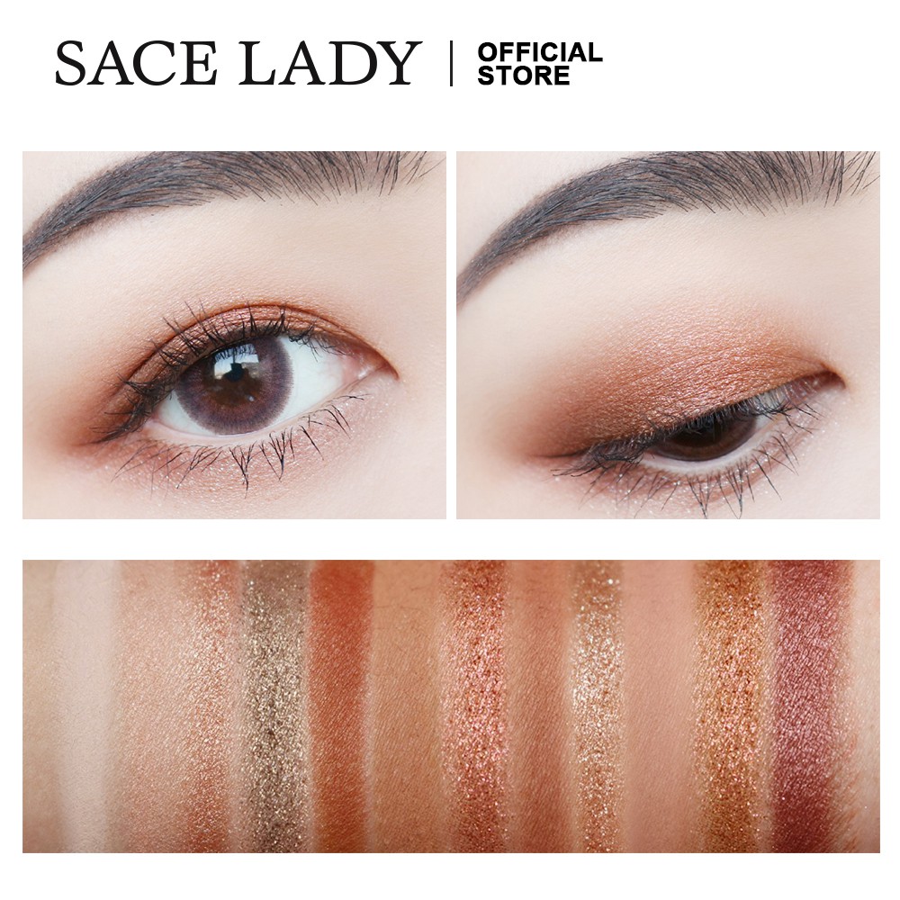Bảng phấn trang điểm mắt SACE LADY với nhiều tông màu hợp thời trang 55g