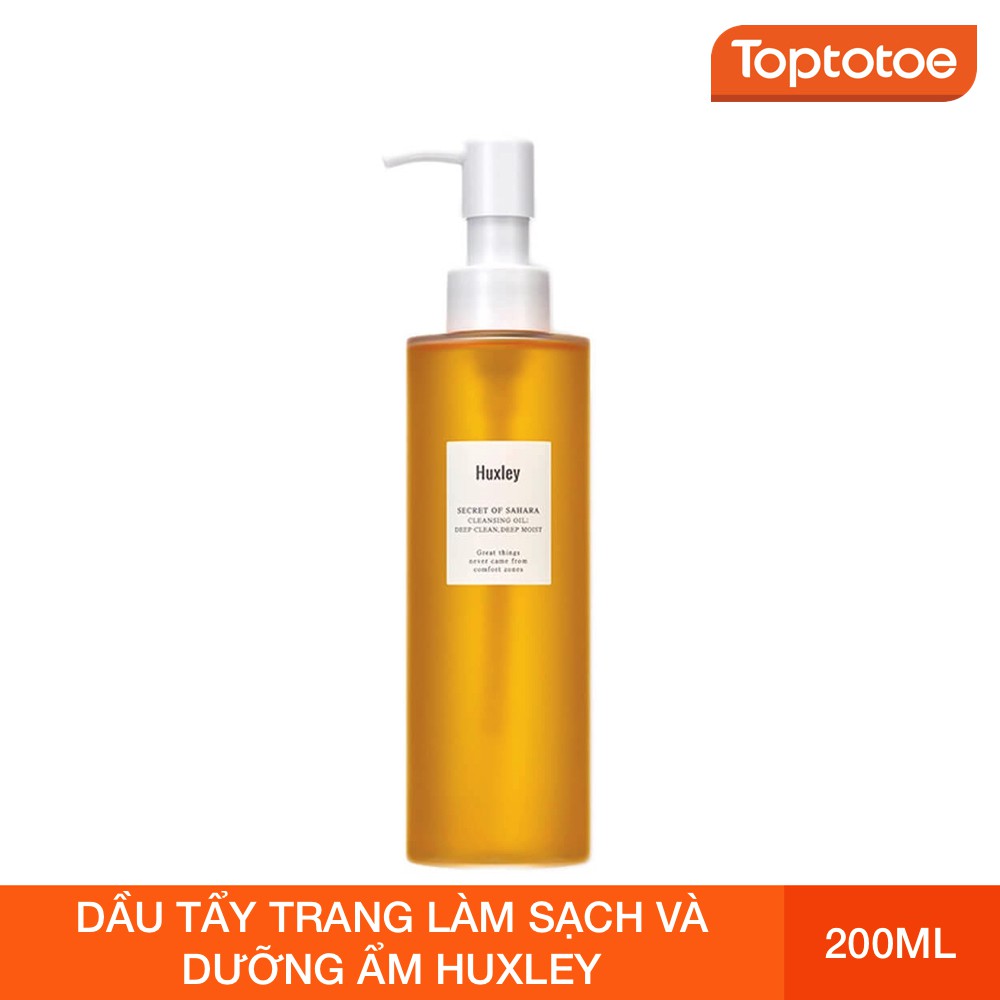 Dầu Tẩy Trang Làm Sạch Sâu Huxley Secret Of Sahara Cleansing Oil Deep Clean Deep Moist 200ml