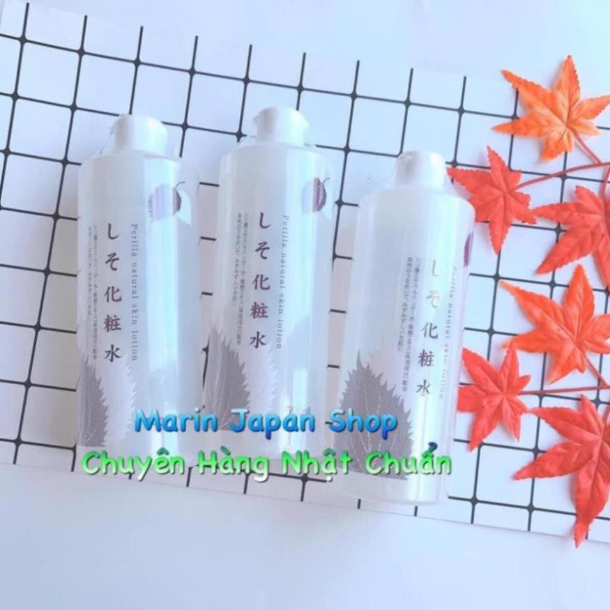 (MiNi 50ml và 100ml) Nước hoa hồng lá tía tô cho da mụn Shiso Perilla Natural 500ml Nhật Bản