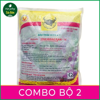 PHÂN ĐẦU TRÂU HCMK7 HỮU CƠ TRICHODERMA + TE - 1 KG 2 GÓI