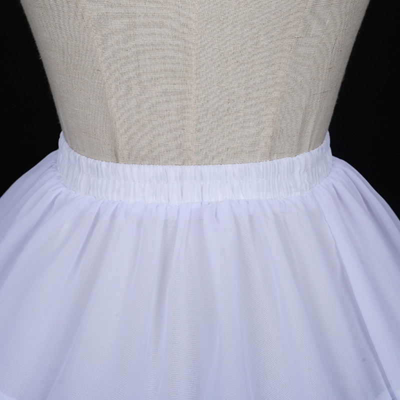 Ivy Váy Dưới Băng Cài Đầu Petticoat Màu Trắng Cho Nữ