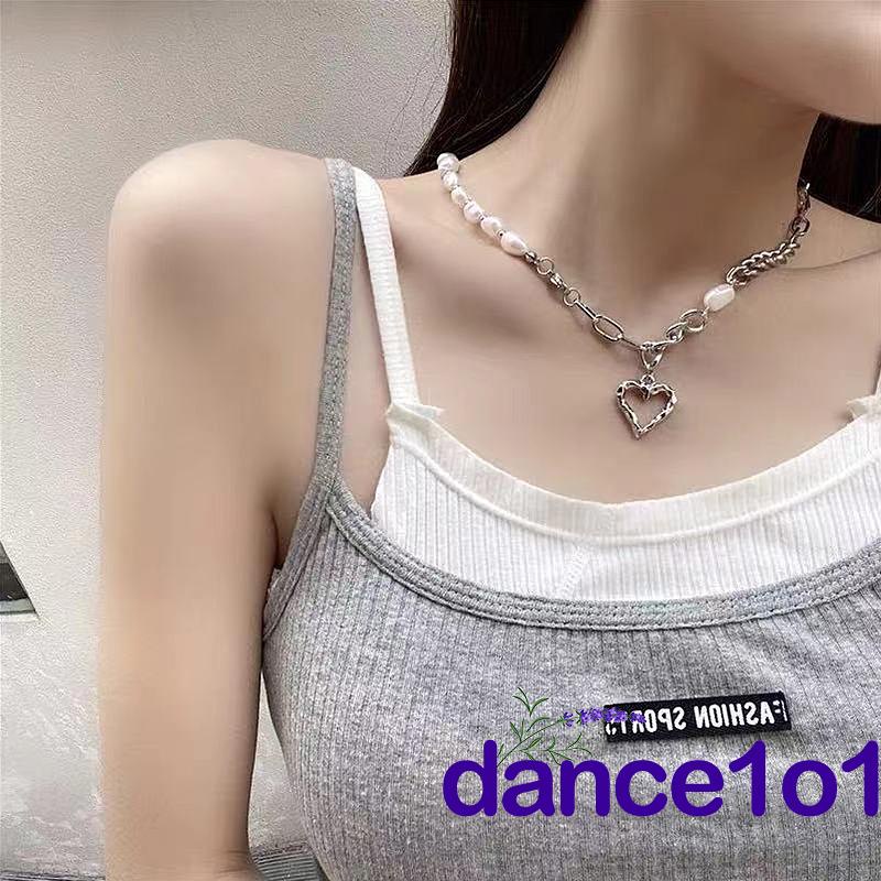 Vòng cổ hợp kim mặt hình trái tim thời trang cho nữ