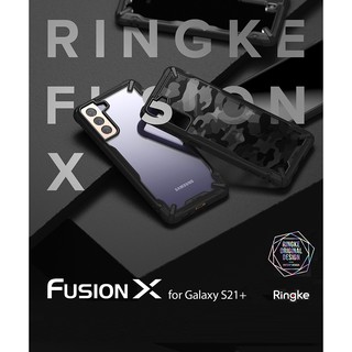 [ Chính Hãng ] Ốp lưng Ringke Fusion-X dành cho Samsung Galaxy S21 Plus ( Ringke FUSION X case for Galaxy S21+ )