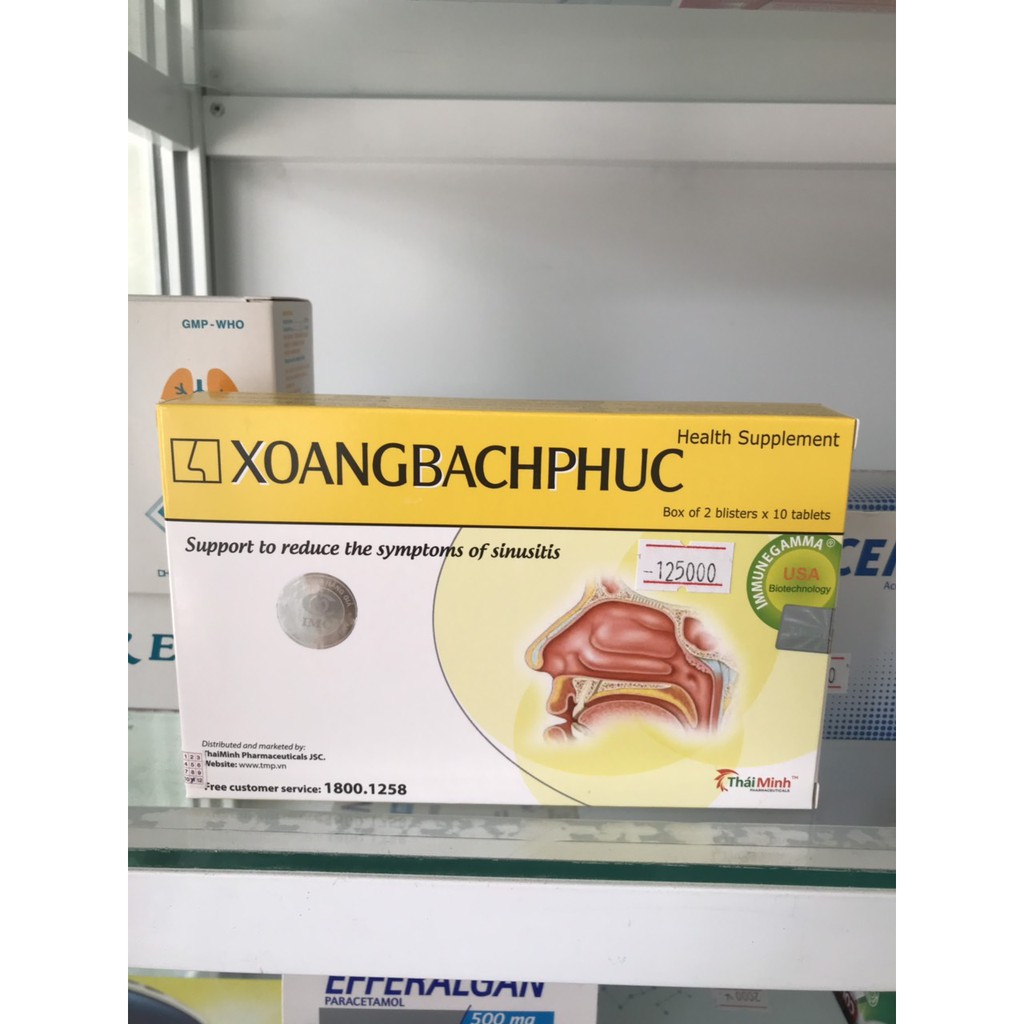 XOANG BÁCH PHỤC hỗ trợ giảm triệu chứng viêm xoang.