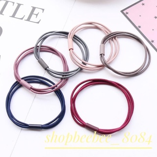 lẻ chun buộc tóc 3 sợi siêu dai, dây cột tóc đơn giản