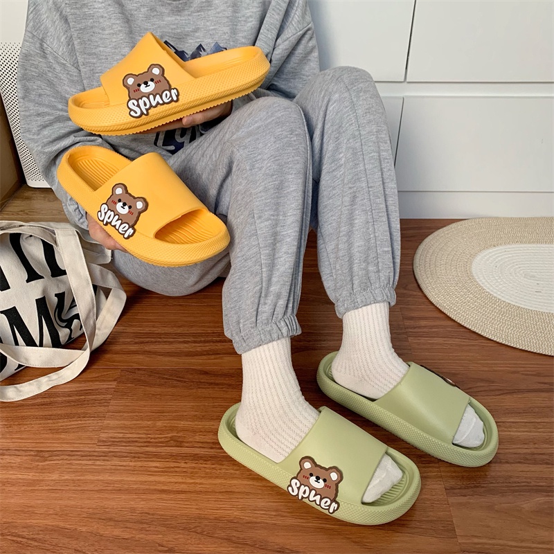 JY409-C3  - Dép bánh mì đế dày hàng QC giá hạt dẻ