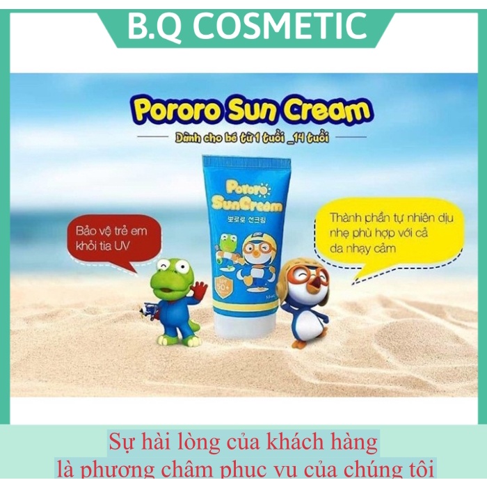 Kem Chống Nắng Trẻ Em Pororo