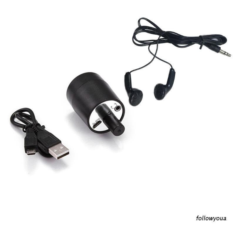 Folღ Thiết Bị Nghe Lén Treo Tường Xuyên Tường Xuyên Tường Micro Thu Âm Giọng Nói USB Công Cụ Tai Nghe Âm Thanh Cao Sensitiv
