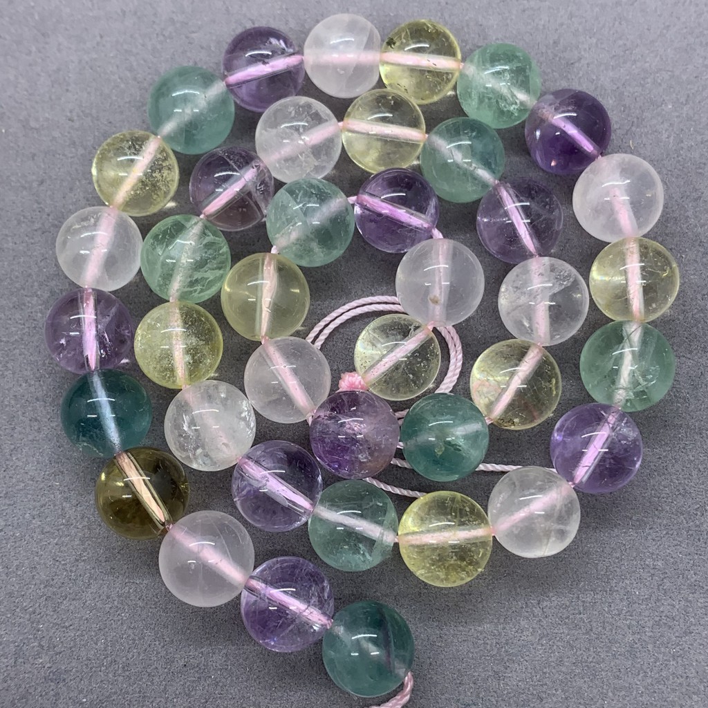 Chuỗi Hạt Pha Lê Tự Nhiên Nhiều Màu Dùng Làm Vòng Tay Diy