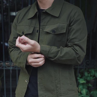Áo jacket khaki nam nhiều màu