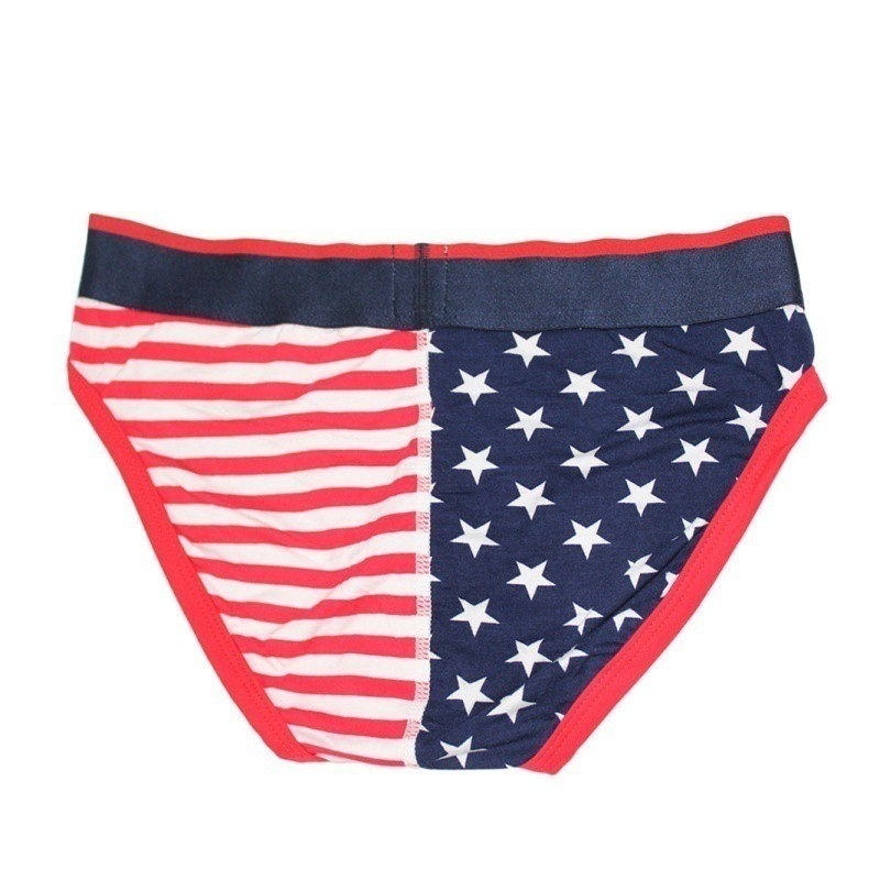 Men's Stars Stripes Breathable Soft comfortable High Stretch Panties Cut Sexy Brief | WebRaoVat - webraovat.net.vn