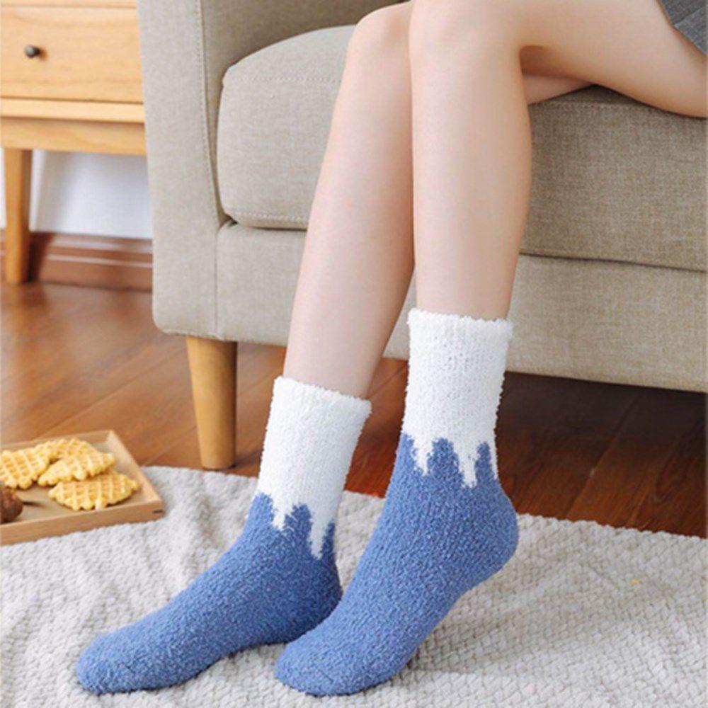 Vớ Nhung San Hô Mềm Mại Giữ Ấm Chân Vào Mùa Đông