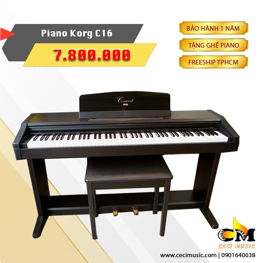 Đàn Piano Điện giá rẻ các thương hiệu Yamaha, Korg, Casio, hàng sản xuất tại Nhật, Bảo hành 12 tháng tặng kèm ghế Piano