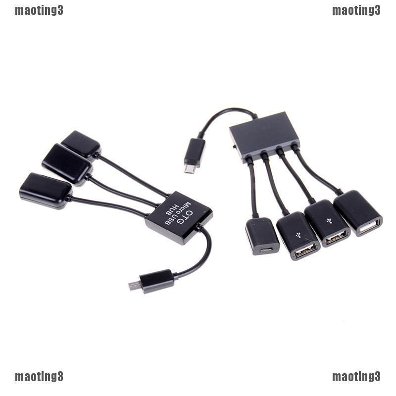 Dây Cáp Chuyển Đổi MT3 3 / 4 Micro USB OTG Cho Máy Tính Bảng Android