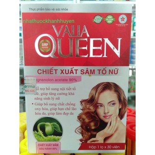Nội tiết tố nữ,tăng cường Sinh lý nữ ,sáng đẹp da  Valia QUEEN