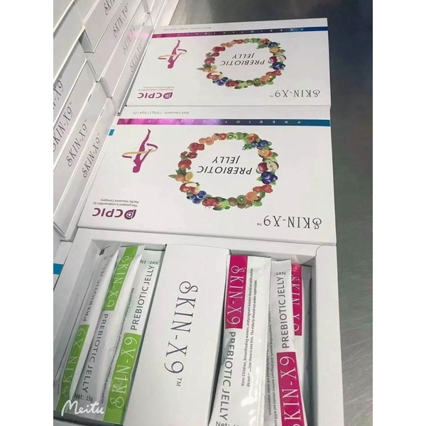 THẠCH THẢI MỠ GIẢM CÂN SKIN X9 Trang Nemo Hộp 10 Gói